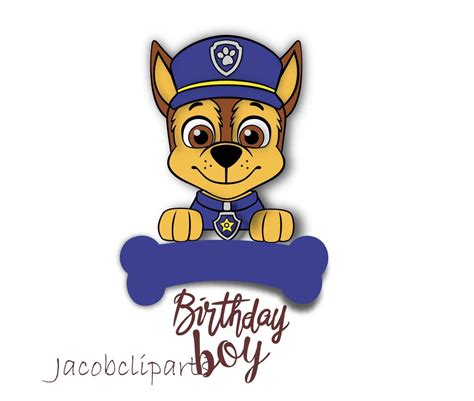 Chase Paw Patrol Birthday Birthday Boy Chase Birthday Boy | Etsy