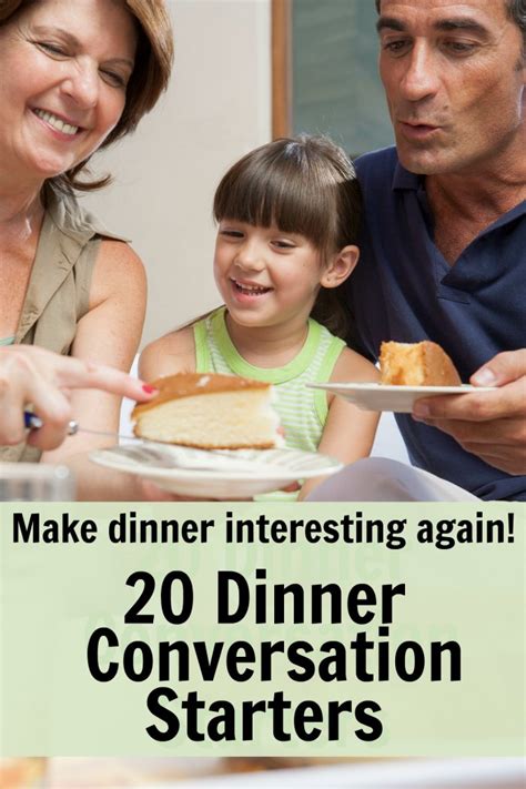 Dinner Conversation Starters for Your Family