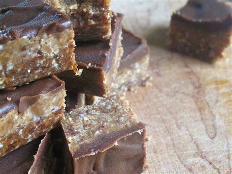 Raw Peanut Butter Cocoa Maple Squares | Lisa's Kitchen | Vegetarian ...