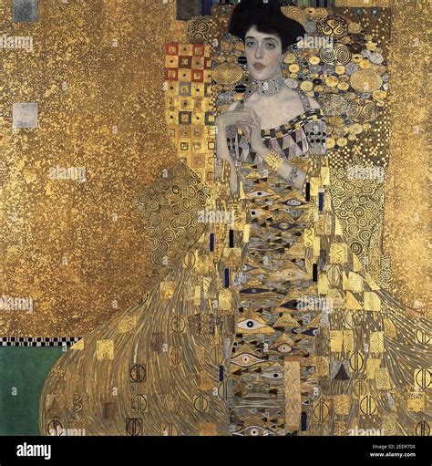 Gustav Klimt. Painting entitled "Portrait of Adele Bloch-Bauer I (Adele ...