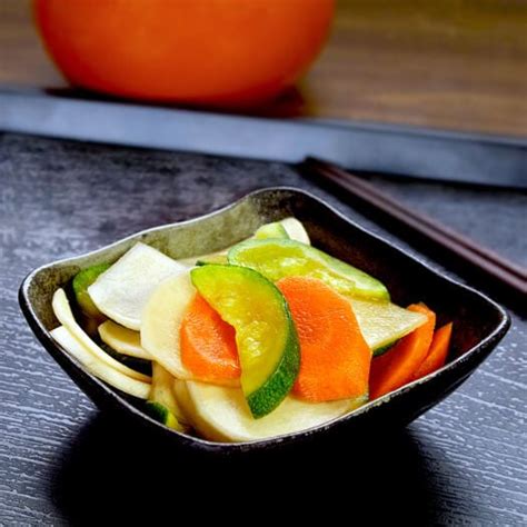 Japanese pickled vegetables (tsukemono) | Pickled Plum