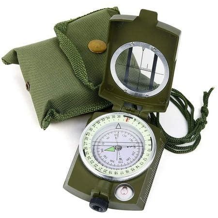 Survival Compass, Military Compass Hiking, Orienteering Lensatic Compass, Waterproof Navigation ...