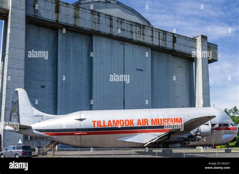 Aircraft outside the Tillamook Air Museum. Tillamook, Oregon Stock Photo - Alamy