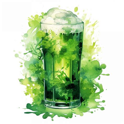 St. Patrick's Day Green Beer Art Free Stock Photo - Public Domain Pictures