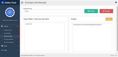 Encrypt and Decrypt Online