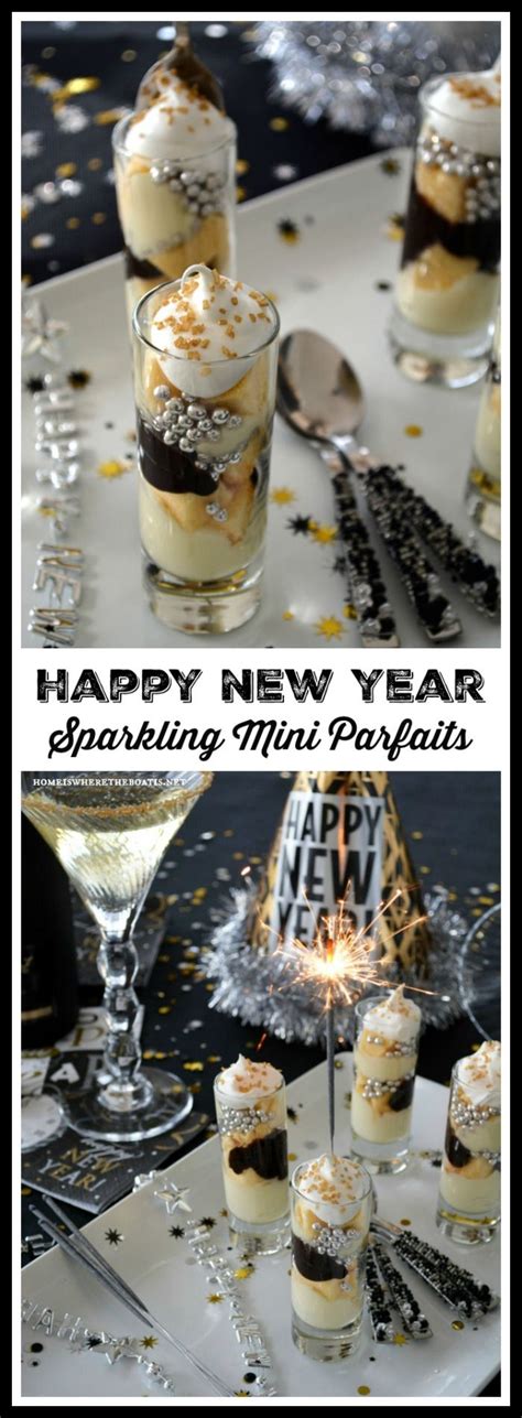 A Sparkling New Year’s Celebration and Mini Parfaits | New years eve ...