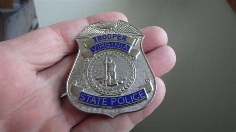 Virginia state police badge trooper highway patrol badge | Etsy