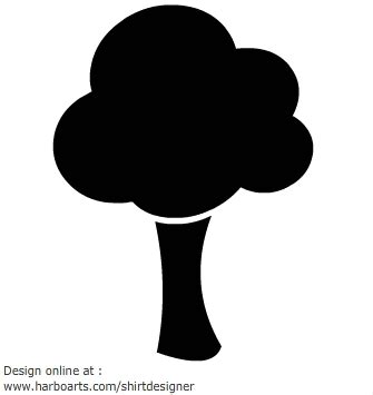 Download : Cartoon Tree Silhouette - Vector Graphic - ClipArt Best ...