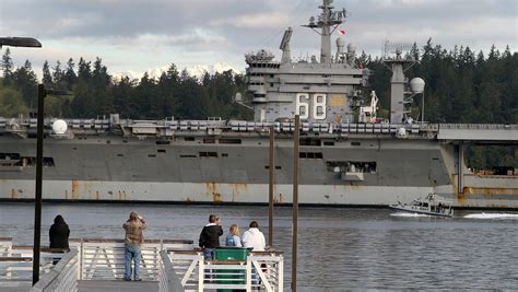 USS Nimitz headed out for deployment on Thursday