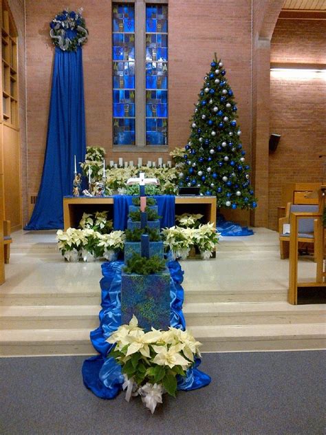 Sanctuary Advent 2015 | Church christmas decorations, Advent ...