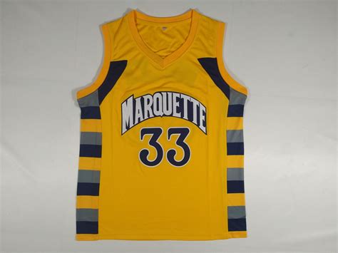 Men's Marquette #33 Jimmy Butler Basketball NCAA Jersey Yellow