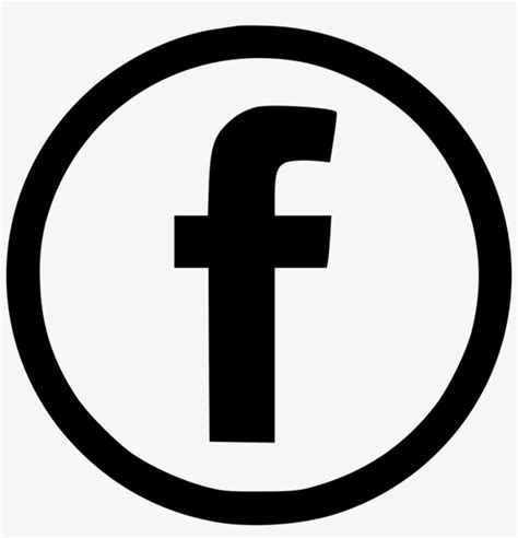 Download High Quality facebook logo black and white Transparent PNG ...