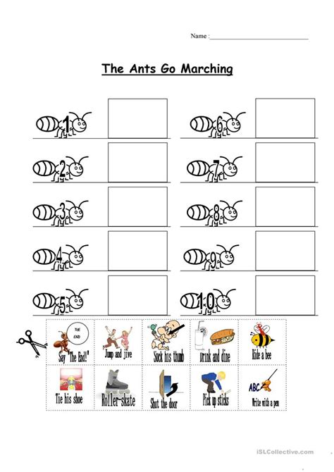 Printable Ant Safari Worksheet Kindergarten