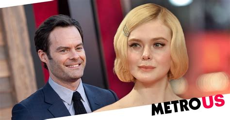 Elle Fanning reckons she looks like Bill Hader, by the way | Metro News