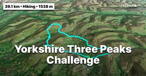 Yorkshire Three Peaks Challenge Outdoor Map And Guide Fatmap | The Best Porn Website