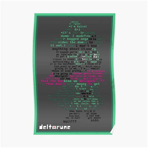 "Ralsei quotes" Poster for Sale by 0l-Fox-l0 | Redbubble