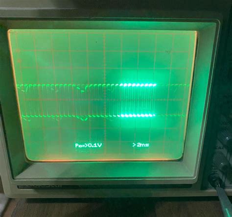 noise - Why does my analog oscilloscope have this weird waveform? - Electrical Engineering Stack ...