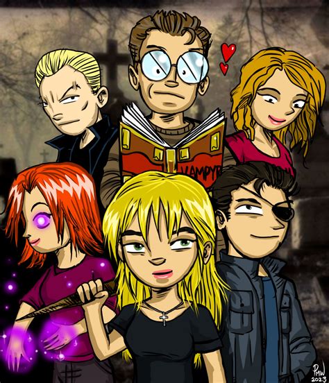 Buffy And The Scooby Gang by Painsmash on DeviantArt