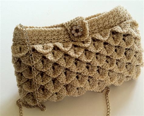 Crochet Pattern for Clutch Purse Evening Bag by ThePatternParadise