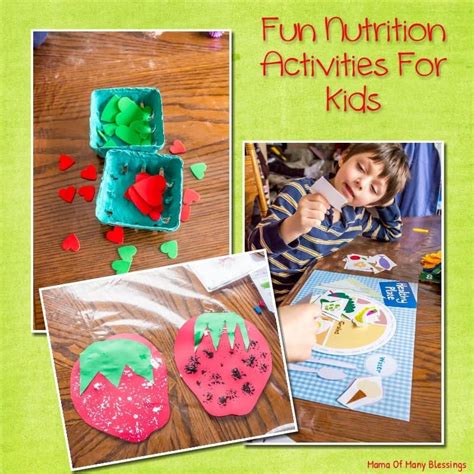 Fun Nutrition Activities For Kids