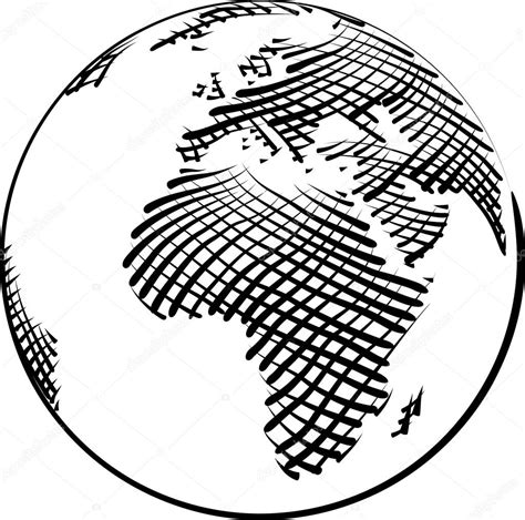 Simple Globe Drawing at GetDrawings | Free download