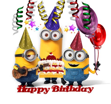 Happy Birthday with Minions- Happy Birthday pictures, images, pics.