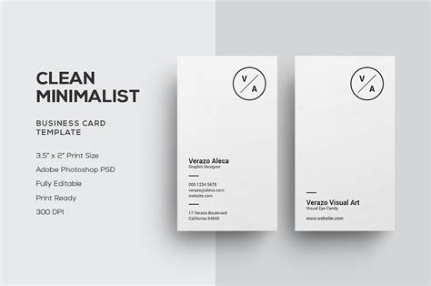 Minimalist Business Card - 15+ Examples, Illustrator, Word, Pages, Benefits