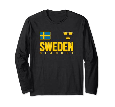 Sweden T-shirt Swedish Soccer Football Fan Jersey 2018-ln – Lntee