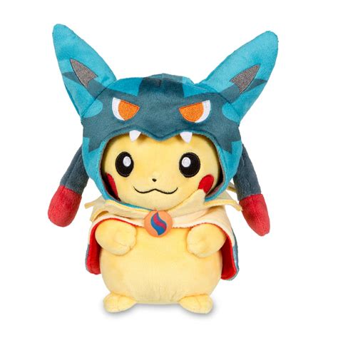 Mega Lucario Costume Pikachu | Poké Plush | Pokémon Center Original