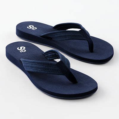 Kohl's canvas flip flops | Summer sandals flip flops, Runners shoes, Flip flops