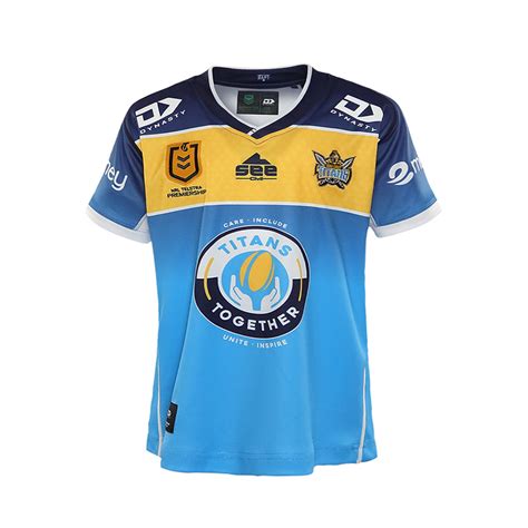 Buy 2021 Gold Coast Titans NRL Home Jersey - Youth - NRL Jerseys