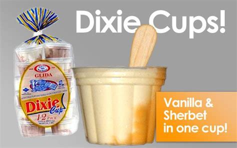 Dixie Cup Ice Cream Orange