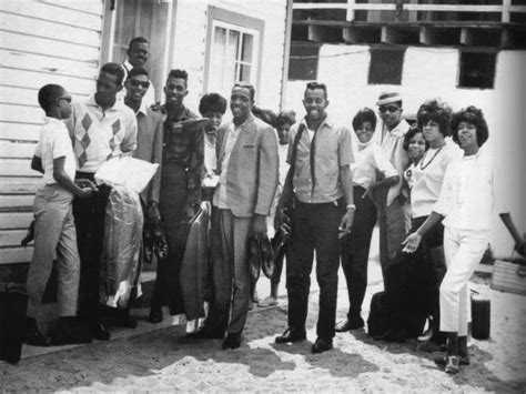 Berry Gordy's Motortown Revue. From left: Stevie Wonder, The Temptations, Eddie Kendricks ...