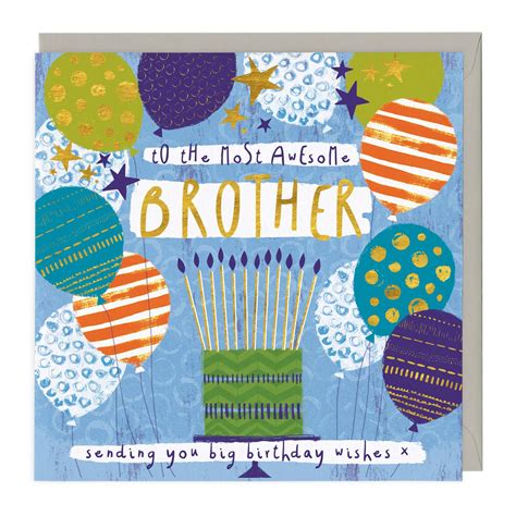 Brother Birthday Card – A. B. Snell & Son