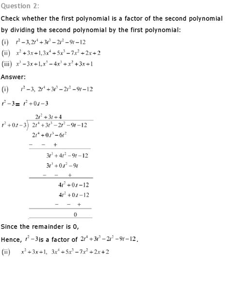 NCERT Solutions for Class 10 Maths Chapter 2 – Polynomials – AglaSem Schools