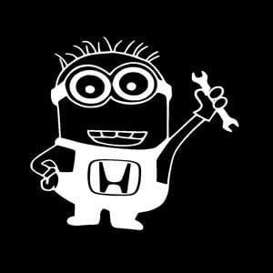 Honda Minion JDM Vinyl Decal Stickers – Custom Sticker Shop