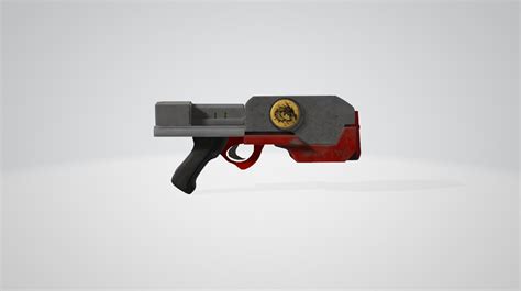 Futuristic Gun 3D Model - TurboSquid 1364941