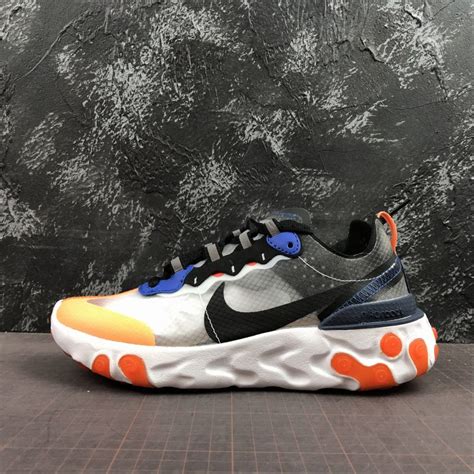 Nike React Element 55 Premium White/Midnight Navy For Sale – The Sole Line