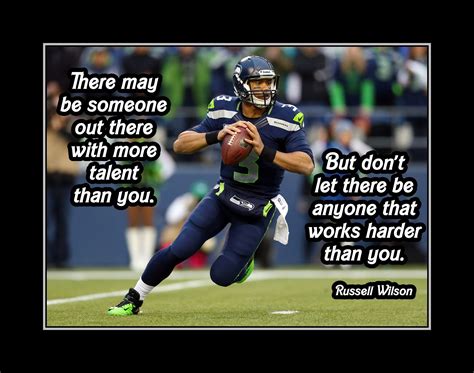 Russell Wilson Seahawks Poster #5 Inspirational Football Quote NFL ...