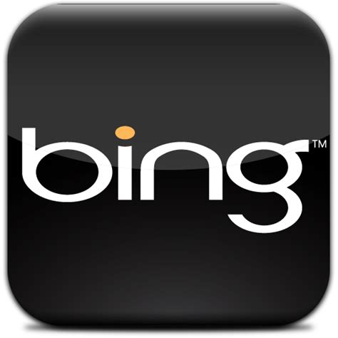 Black Bing Icon PNG Transparent Background, Free Download #4847 - FreeIconsPNG