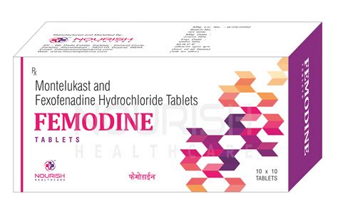 Fexofenadine Hydrochloride & Montelukast Sodium Tablets, 100 Tablets ...