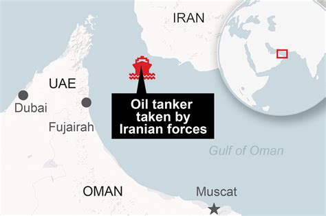 Iran seizes oil tanker in international waters