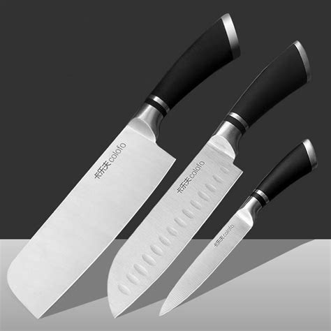 Free Shipping LDZ High Quality Stainless Steel 3 Pieces Kitchen Set Knives Japanese Chef Knife ...