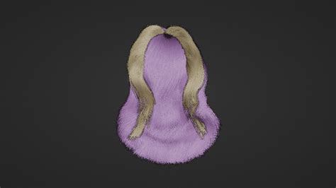 Hair Goldilocks - 3D Model by ludmi