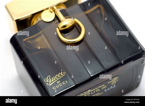 Bottle of Gucci by Gucci perfume Stock Photo - Alamy