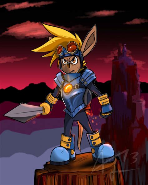 Sparkster - Rocket Knight by RunicKnight on DeviantArt