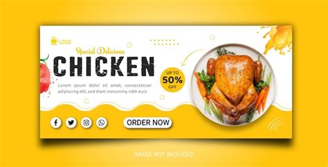 Chicken shop banner background Vectors & Illustrations for Free ...