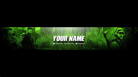 Call Of Duty Modern Warfare 2019 Youtube Banner PSD FREE Download ...