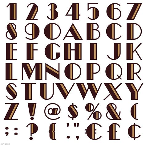 Art Deco Typography, Art Deco Fonts, Font Art, Typography Design ...