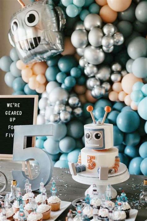 Robot birthday party – Artofit